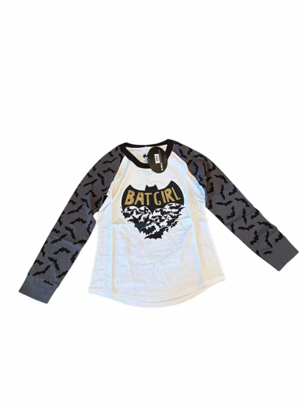 DC Comics Batgirl Long Sleeve Shirt w/ Cape Youth L (10/12) NWT
